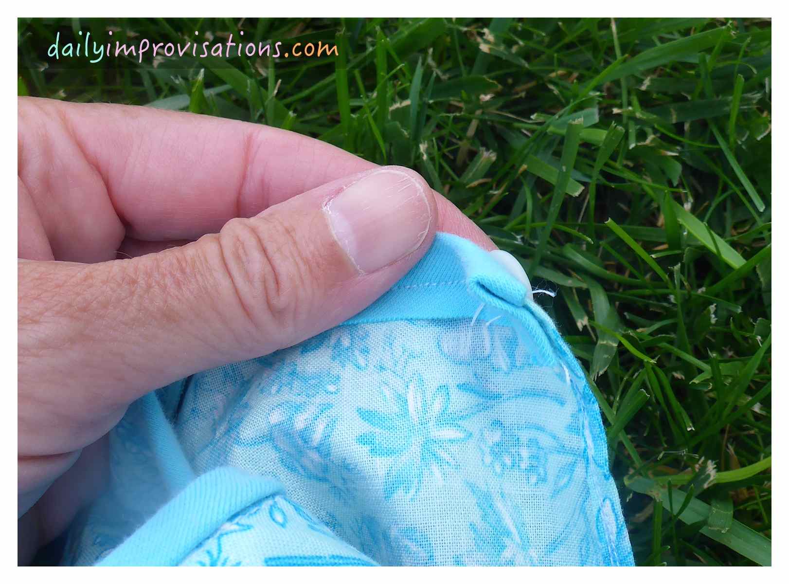 How to Sew Knit Armhole and Neckline Binding from Used Clothing