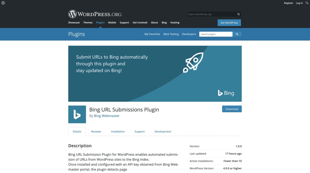 Bing Launched URL Submission WordPress Plugin for fast Indexing Daily Bing Launched URL Submission WordPress Plugin for fast Indexing Daily