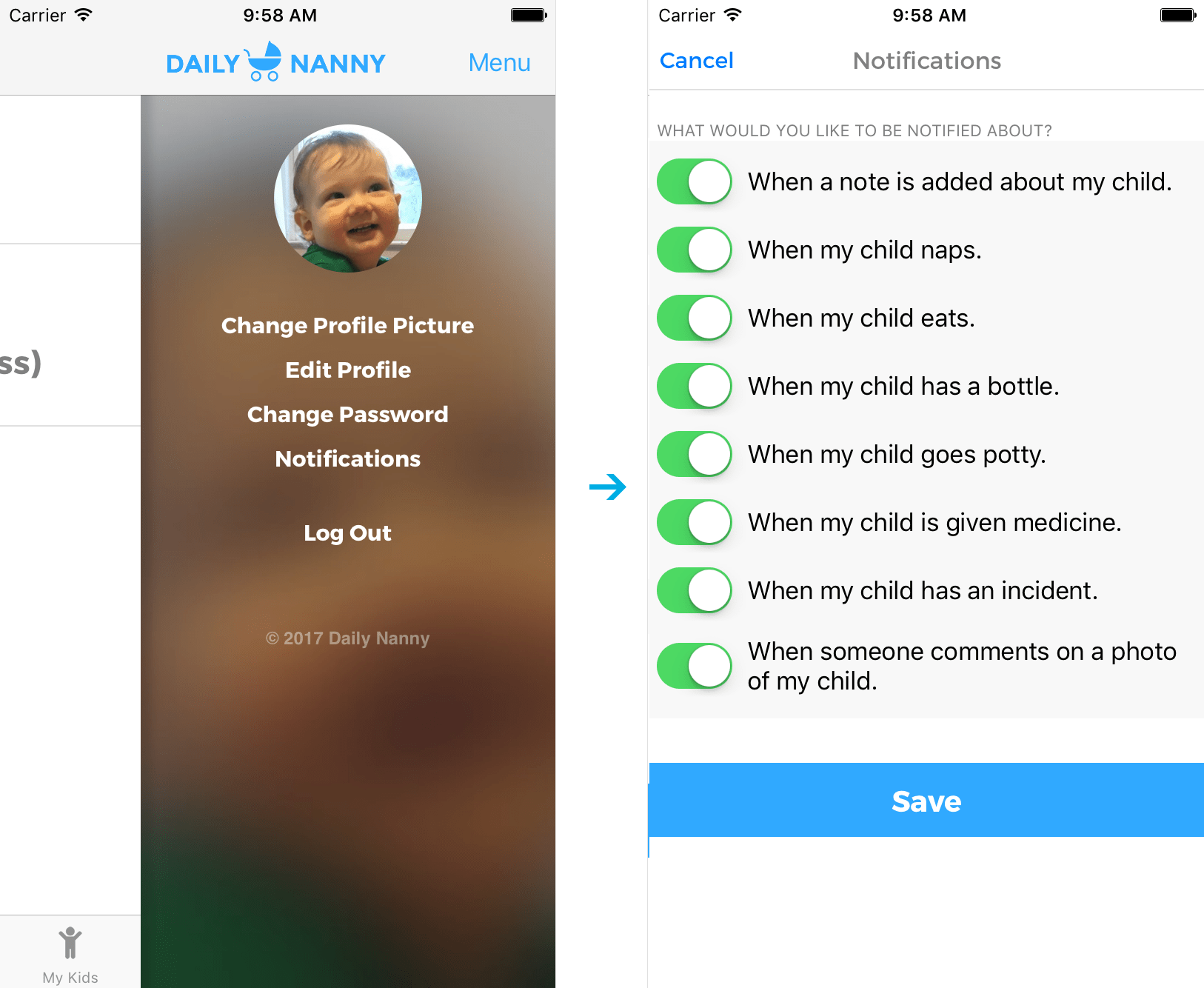 Daily Nanny FAQ The Daily Nanny App