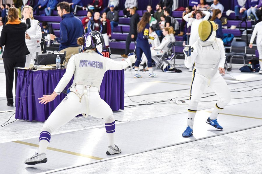 Northwestern women’s fencing travels to Junior Olympics