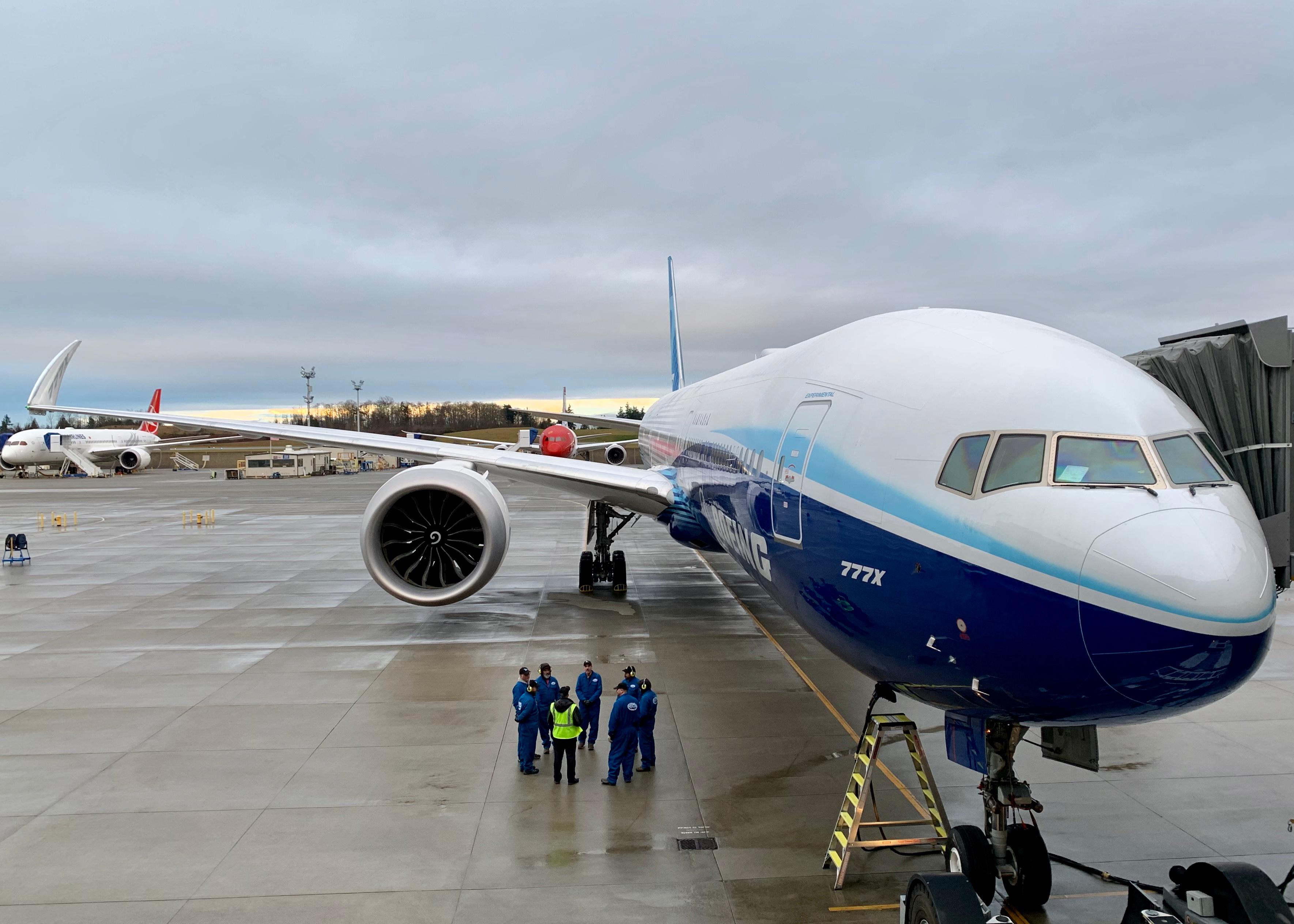 Boeing’s first 777X takes flight, set to land in Seattle Daily