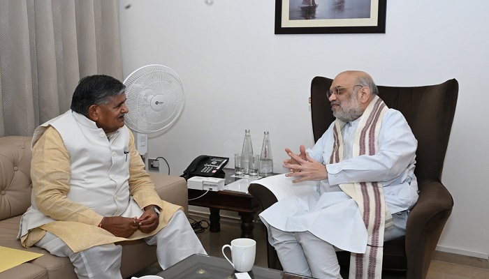 Union Minister Amit Shah met Rajpal Kataria, floods and rescue operations in the state