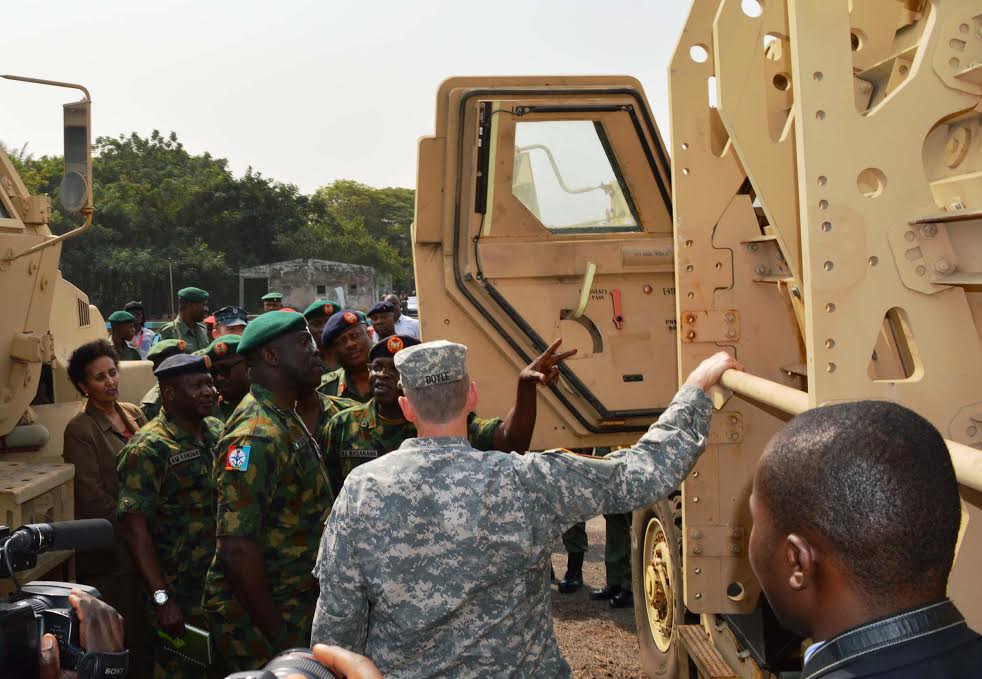 US donates 24 used mineresistant armored vehicles to Nigerian Army