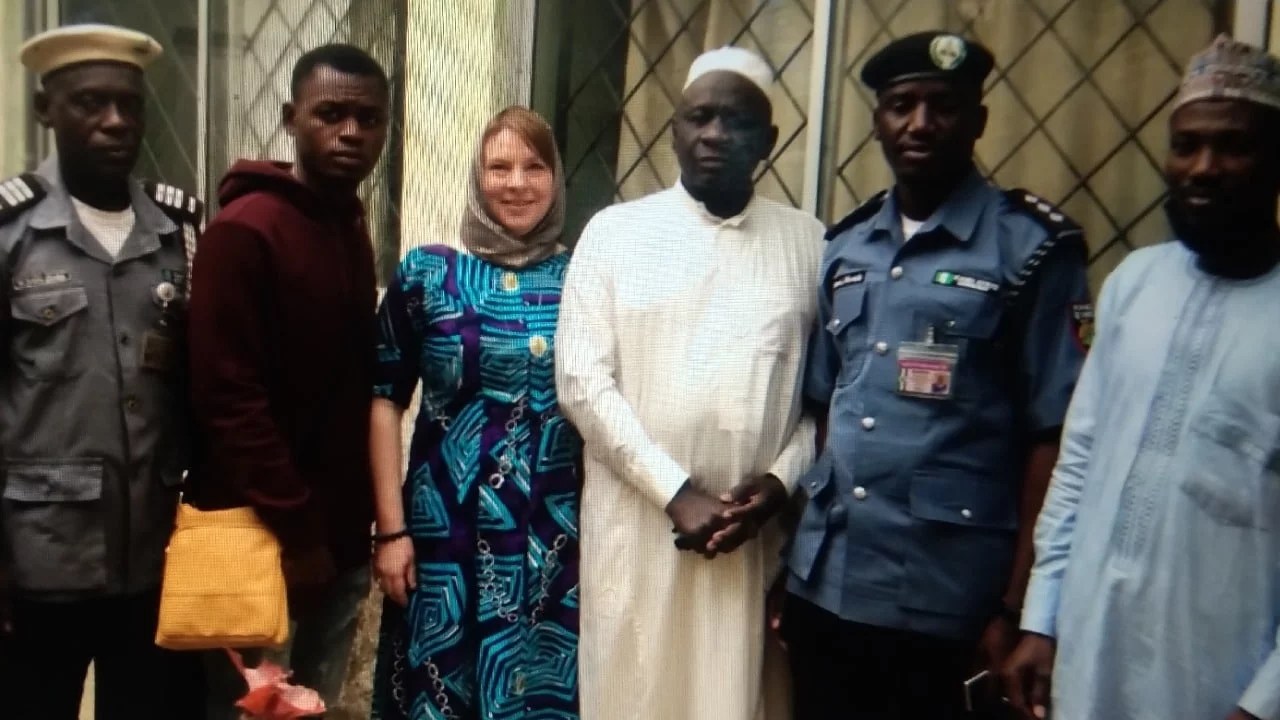 Kano Hisbah Invites American Lady, Hausa Lover (photo) Politics Nigeria