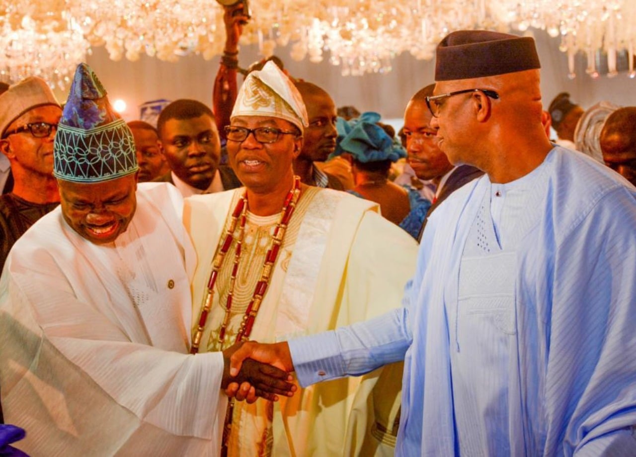 Amosun, Abiodun reunite at Gbenga Daniel's son's wedding Daily Post