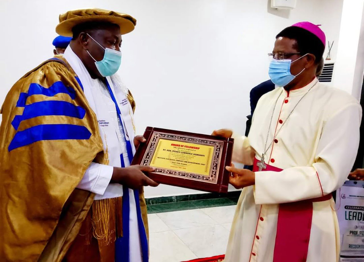 Nigeria at 60 Gov. Ugwuanyi receives peace award Daily Post Nigeria