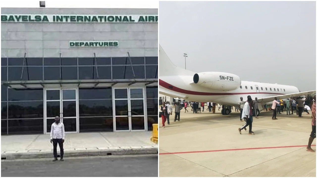 Jubilation as first commercial flight lands at Bayelsa Airport Daily