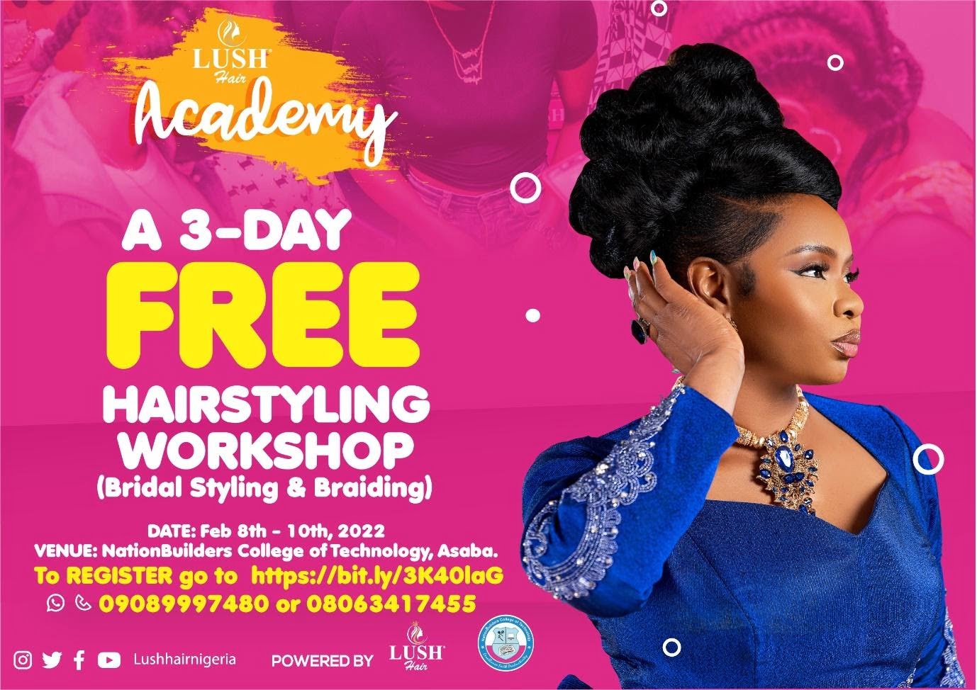 LUSH Hair sets up academy in Asaba, offers 3day free Daily
