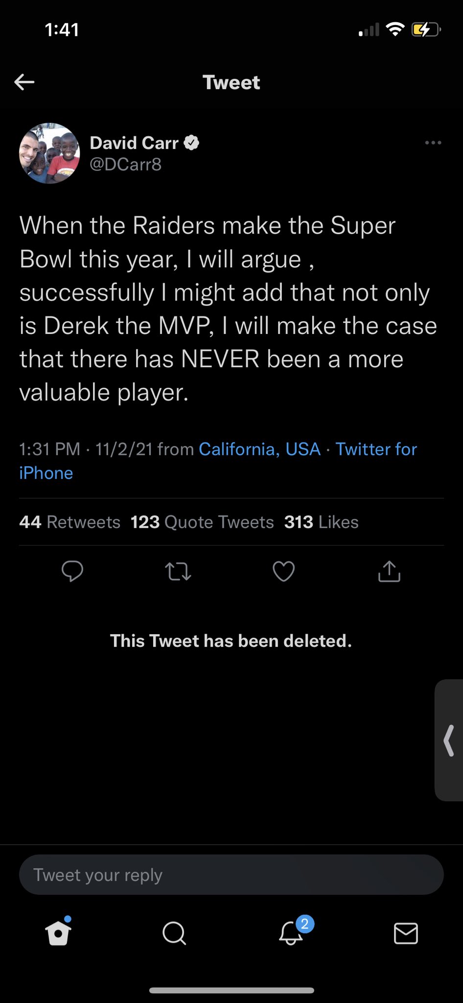 David Carr's First Reaction To Henry Ruggs Crash Was That His Brother