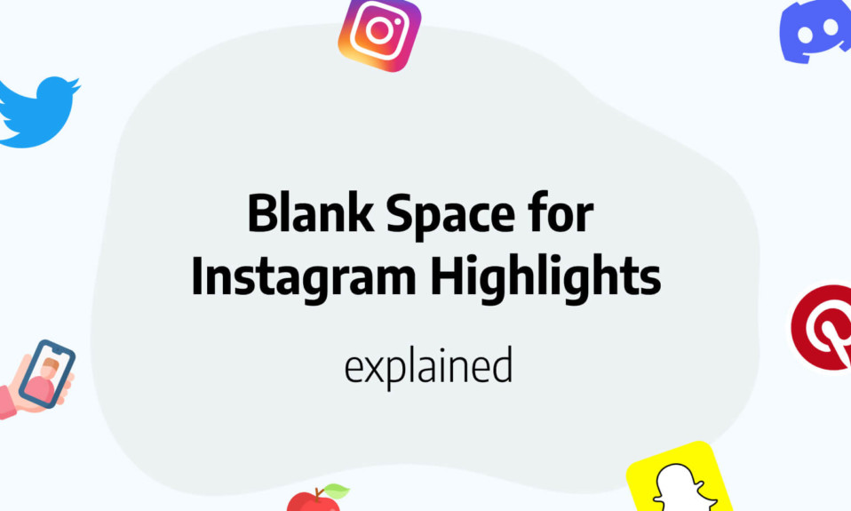 Blank Space for Instagram Highlights Simple guide