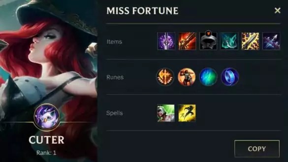Build Item dan Runes Miss Fortune Terbaik di LOL Wild Rift 2020 SPIN