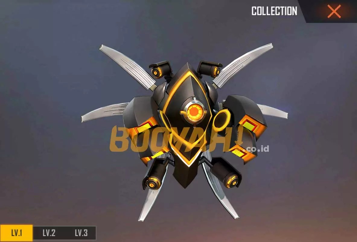 Bocoran Skin Backpack Free Fire One Punch Man Genos SPIN