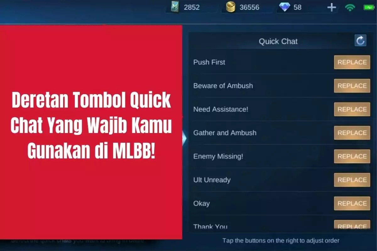 Deretan Tombol Quick Chat Yang Wajib Kamu Gunakan di MLBB! SPIN