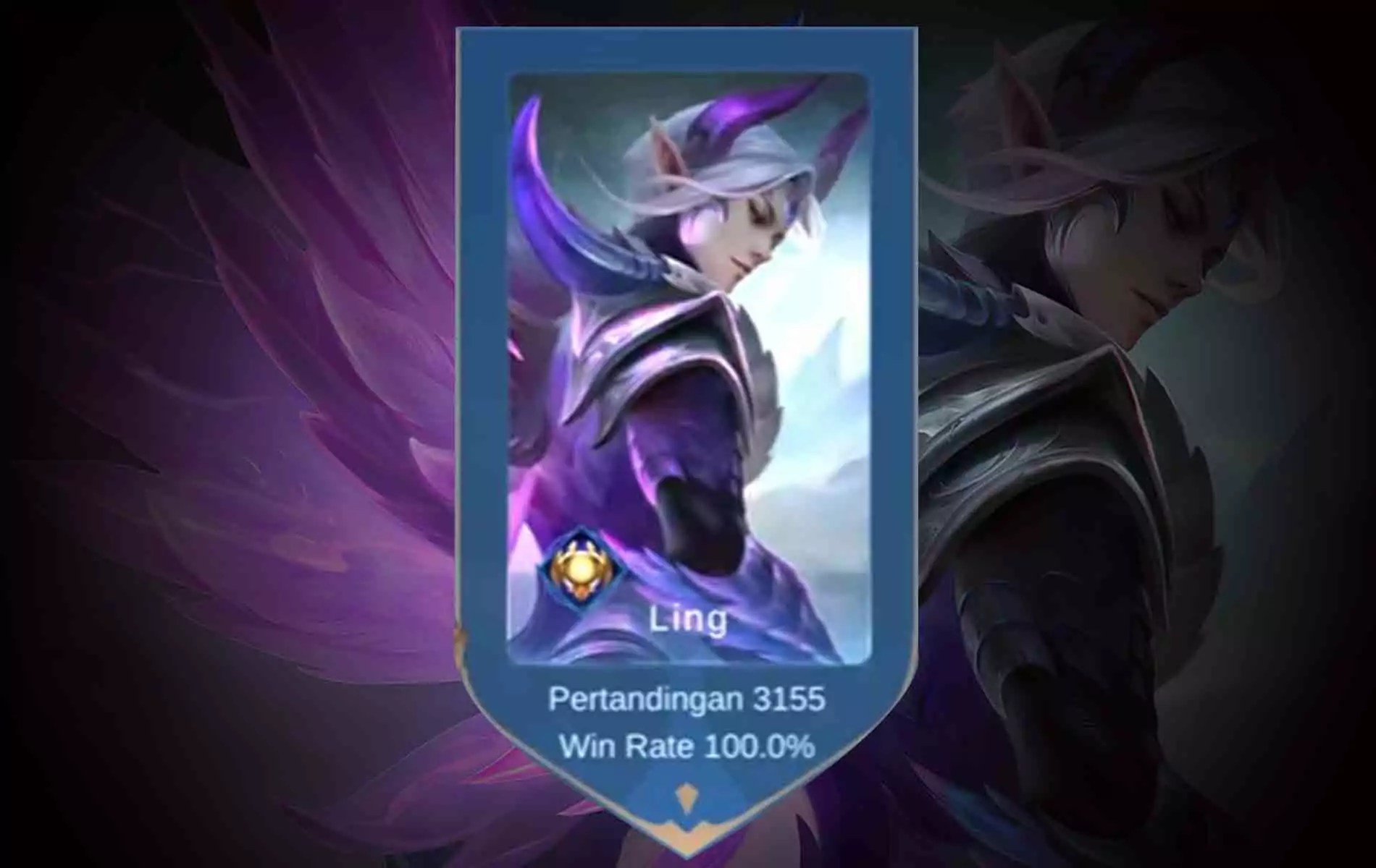 Player Ini Punya Akun Mobile Legends (ML) Dengan Winrate 100, Cheat?