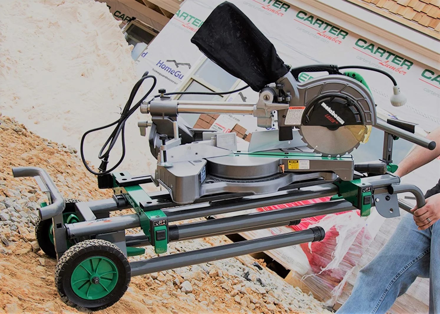 5 Best Portable Miter Saw Stand With Wheels (Review & Buying Guide)