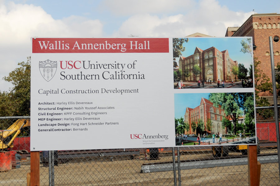 In Photos Wallis Hall Groundbreaking Daily Trojan