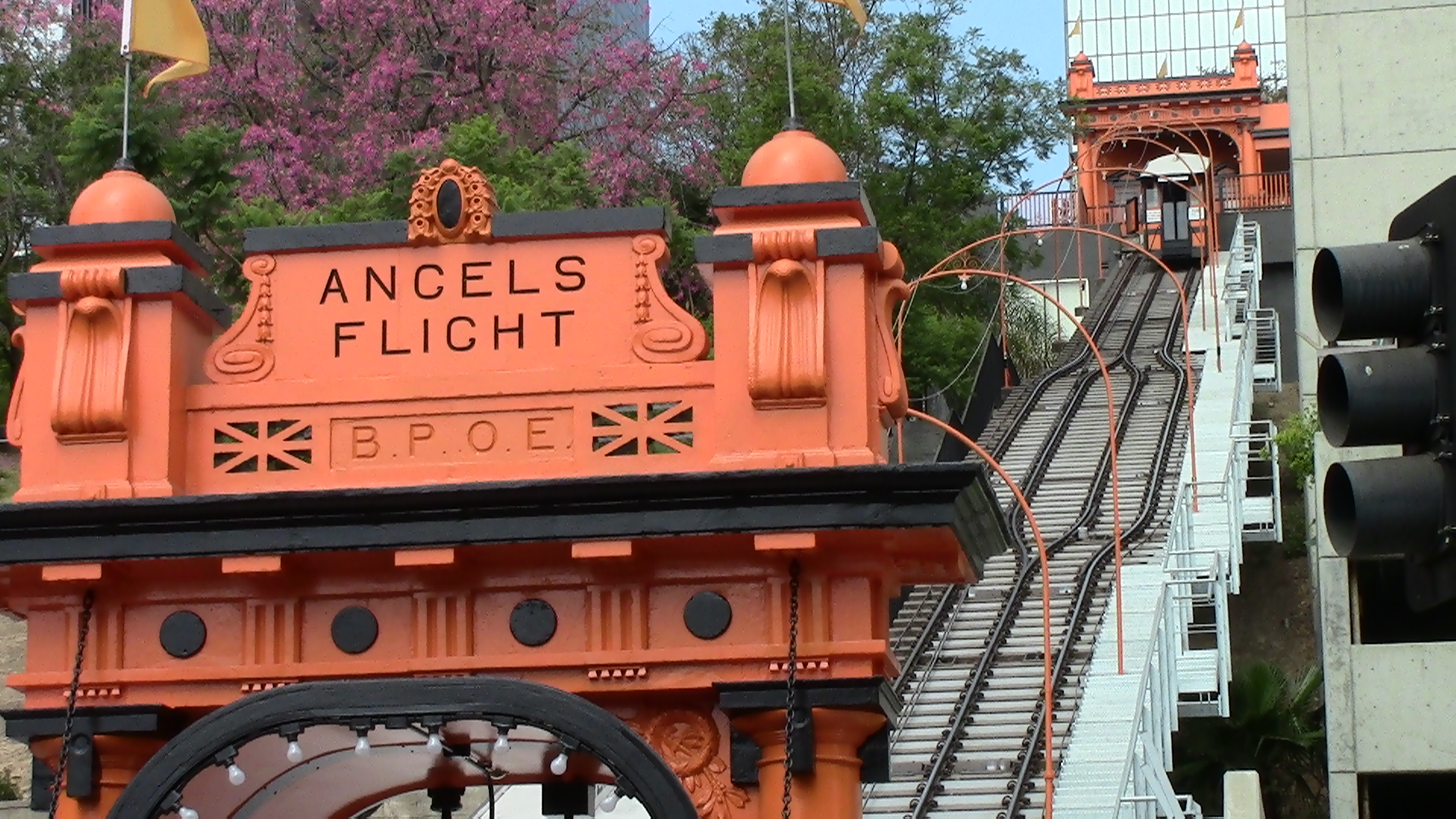 Back on track Angels Flight is up and running again on Bunker Hill