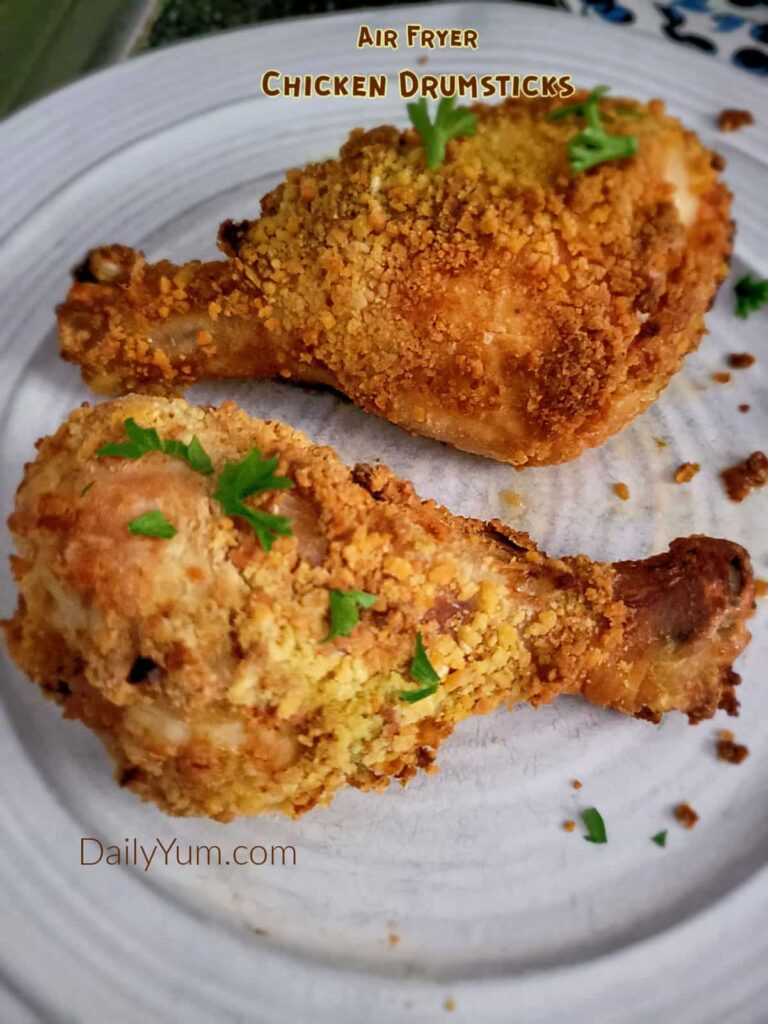 Juicy and Crispy Air Fryer Chicken Drumsticks Daily Yum
