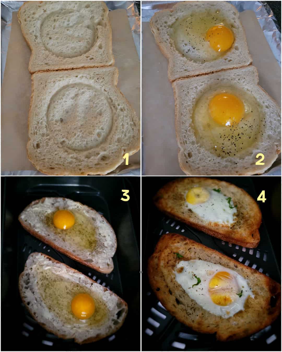 Air Fryer Egg Toast Daily Yum