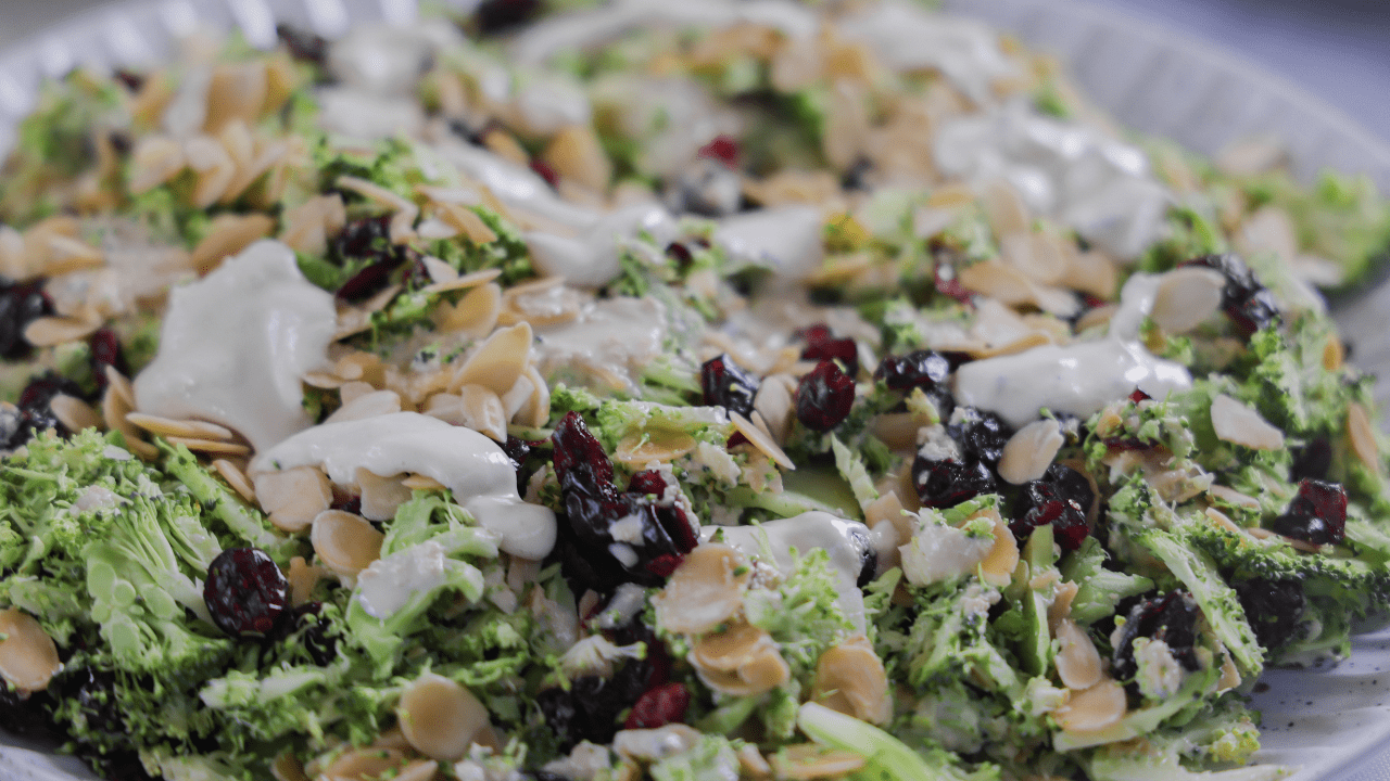 Fresh and Tasty Broccoli Salad Dairy Free Down Under
