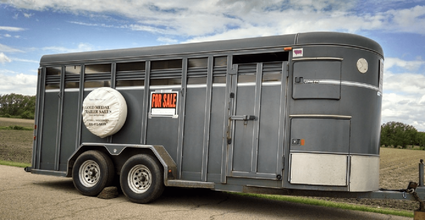 Dairyland Driving Club 4 Horse Stock Type Trailer