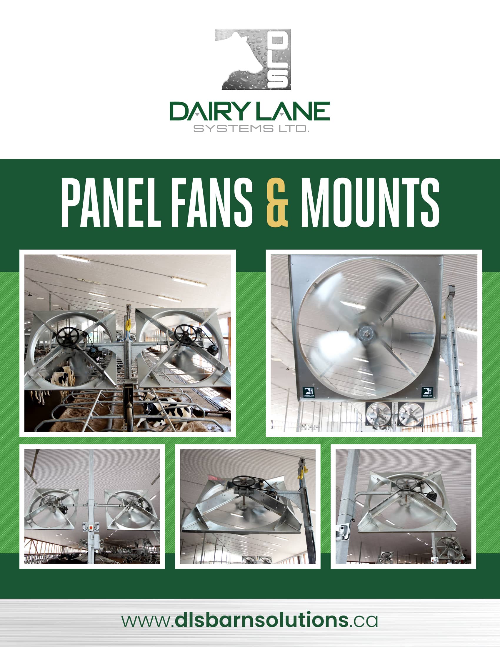 DLS Panel Fans Dairy Lane Systems Dairy Barn Ventilation