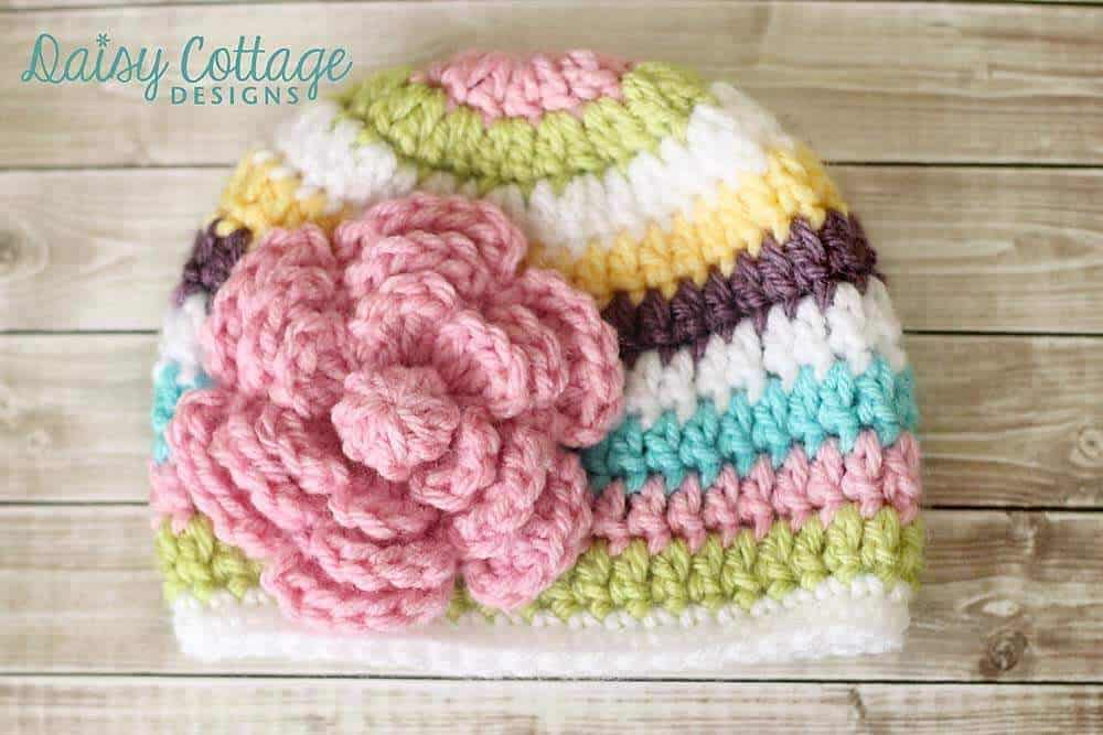 Flower Crochet Pattern Free Daisy Cottage Designs