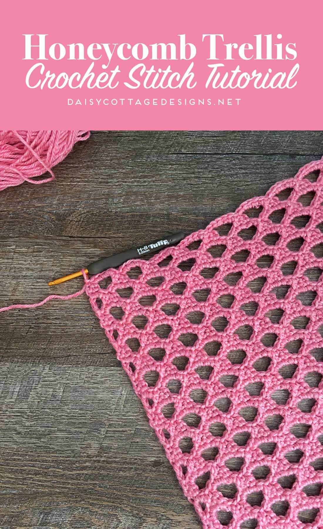 Crochet Stitch Tutorial Daisy Cottage Designs
