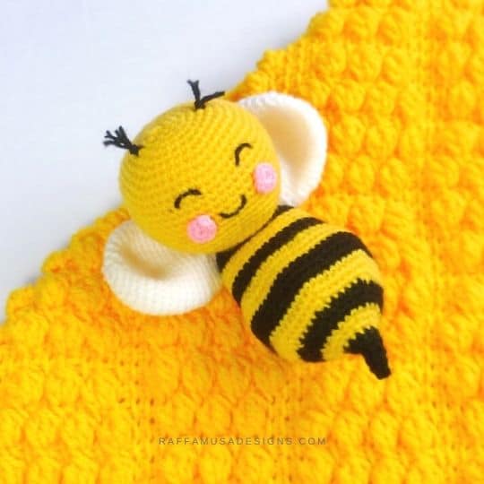 17 Easy Crochet Bee Patterns (Stuffies To Pillows!) Daisy Cottage Designs