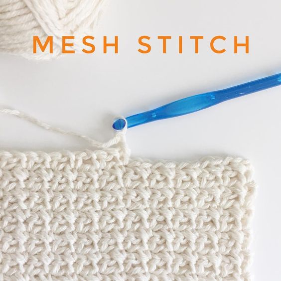 Crochet Mesh Stitch Daisy Farm Crafts