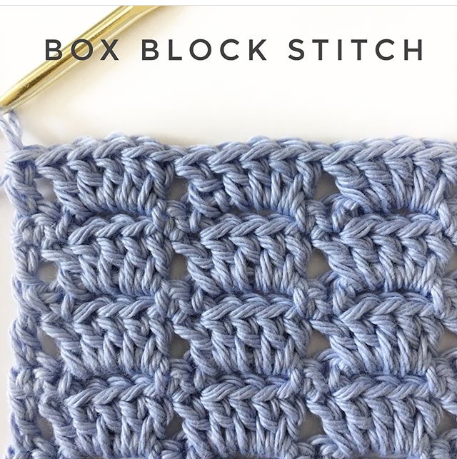 Crochet Boxed Block Stitch Daisy Farm Crafts