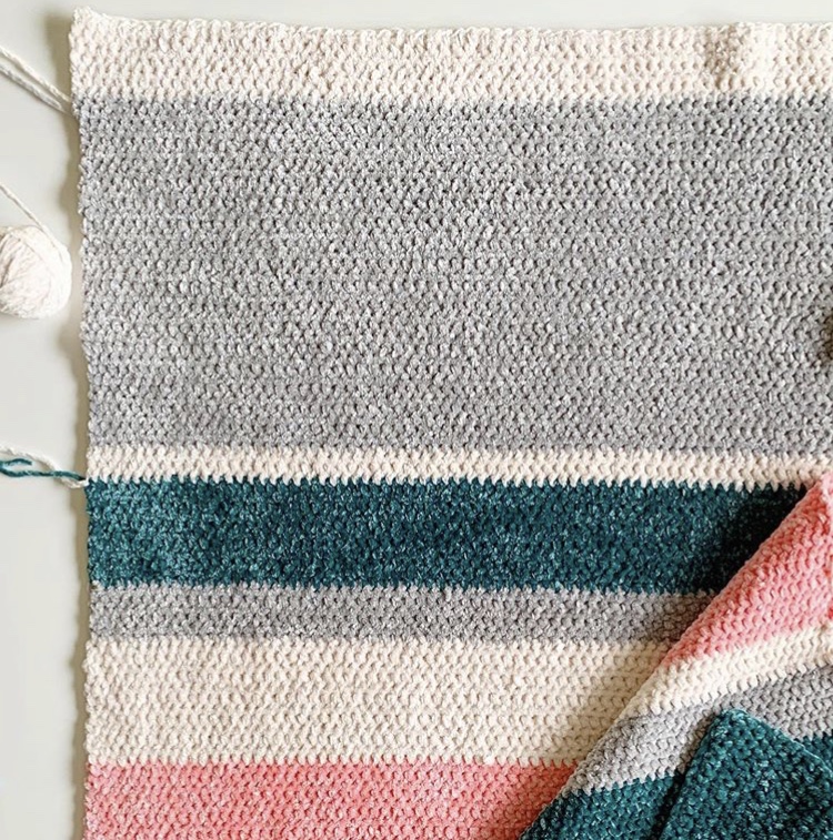 Modern Crochet Velvet Throw Daisy Farm Crafts