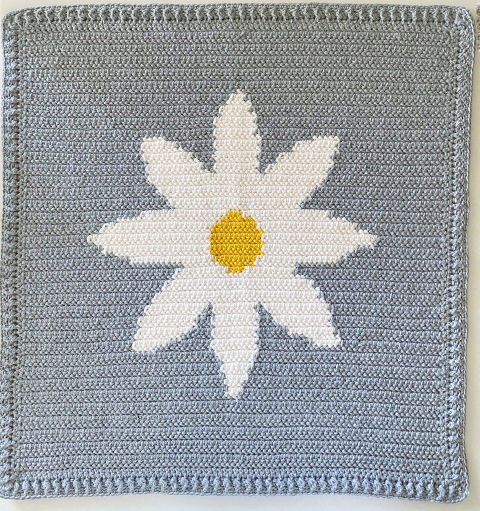 Crochet Daisy Baby Blanket Daisy Farm Crafts