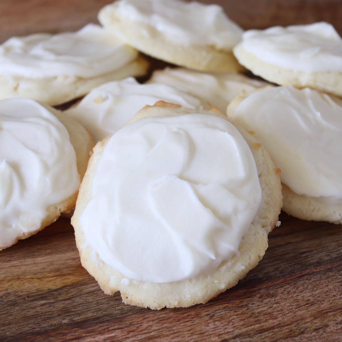 Chilled Coconut Sour Cream Cookies Daisy Farm Kitchen