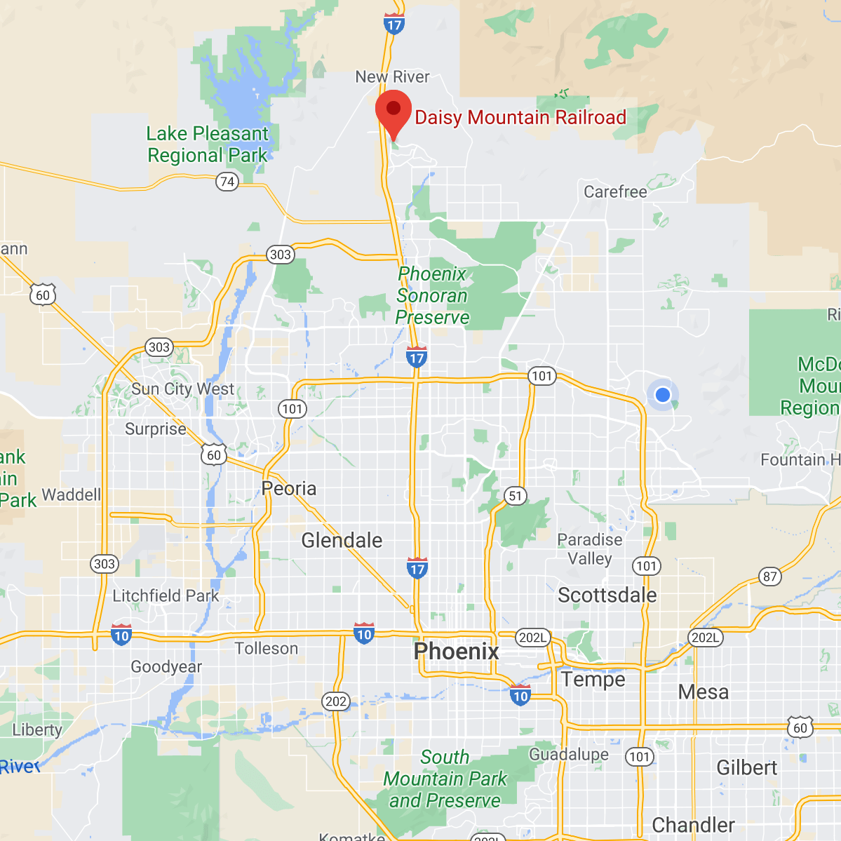 Daisy Mountain Railroad Anthem, Arizona