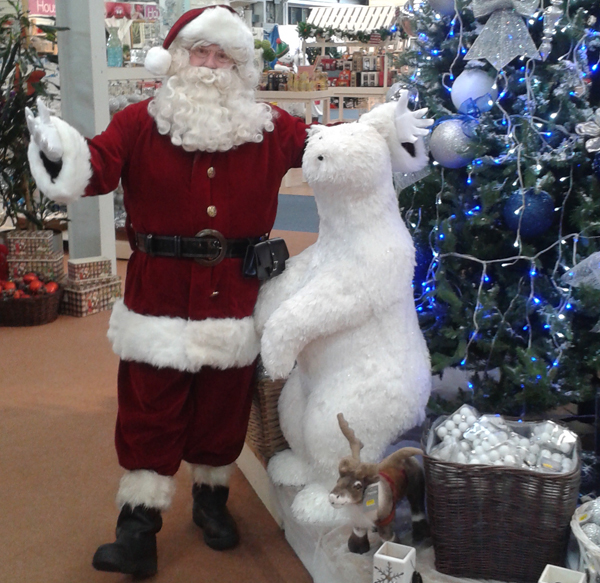 Spot Santa at Weekends Daisy Nook Garden Centre