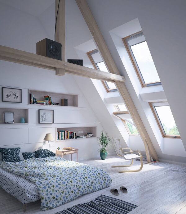 Attic Bedroom Ideas Loft Decorating Ideas Dakea
