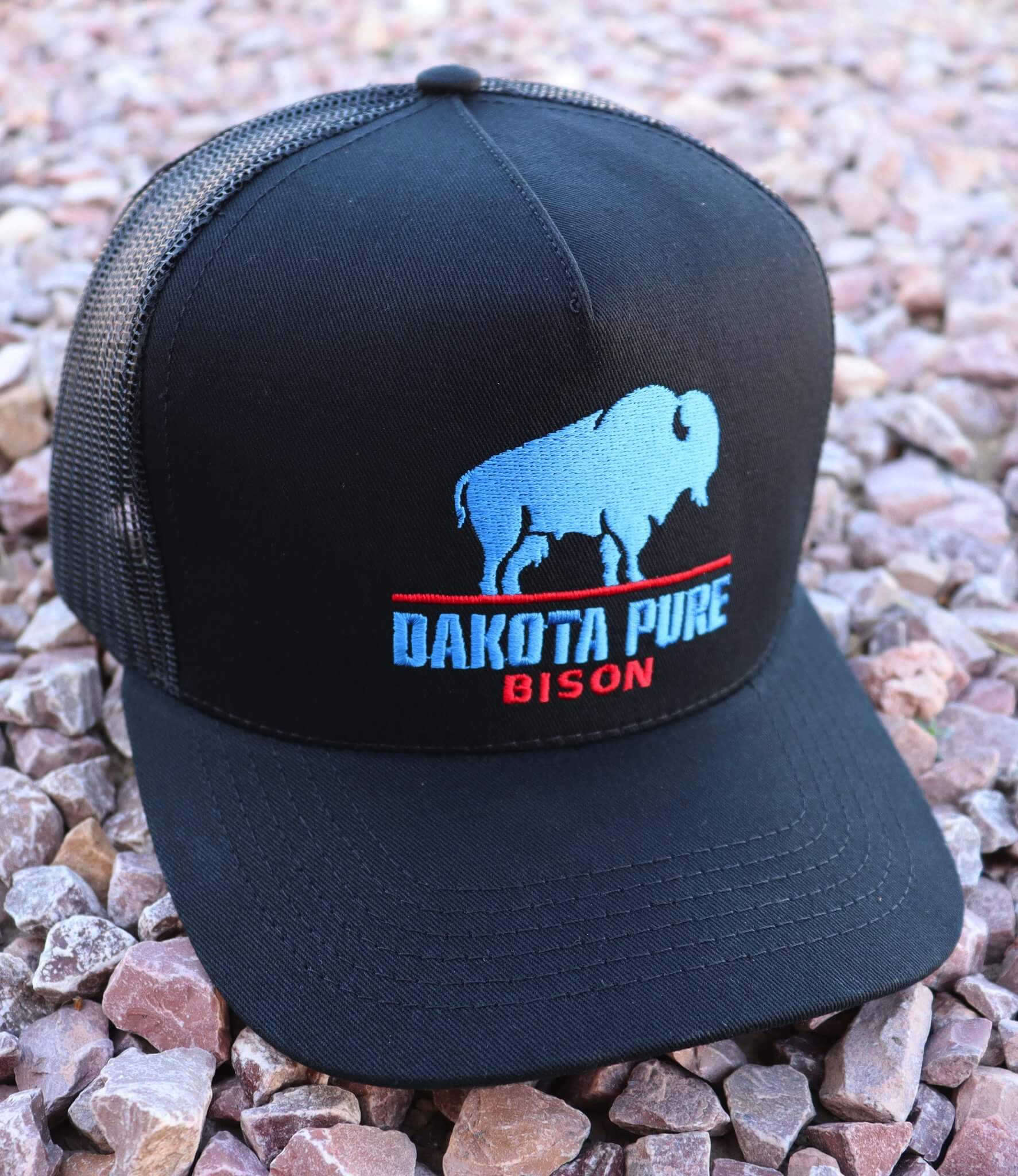 DPB All Black Hat Dakota Pure Bison