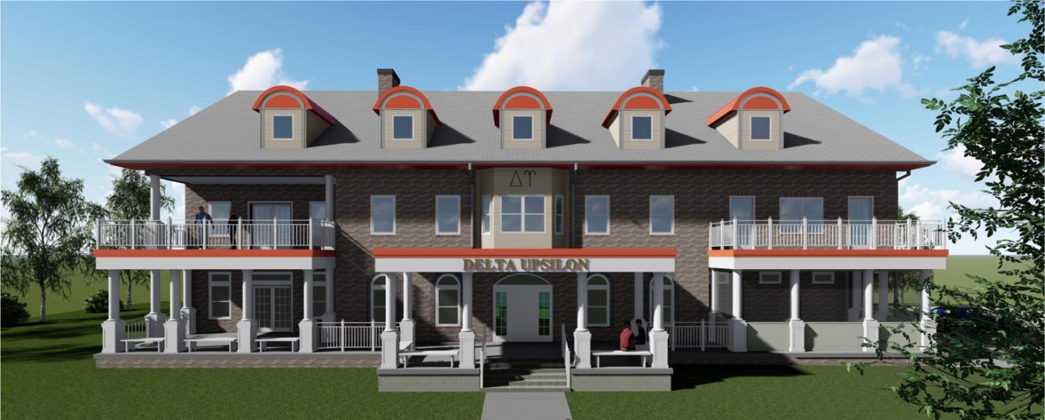 Delta Upsilon Breaks Ground on New House During Weekend