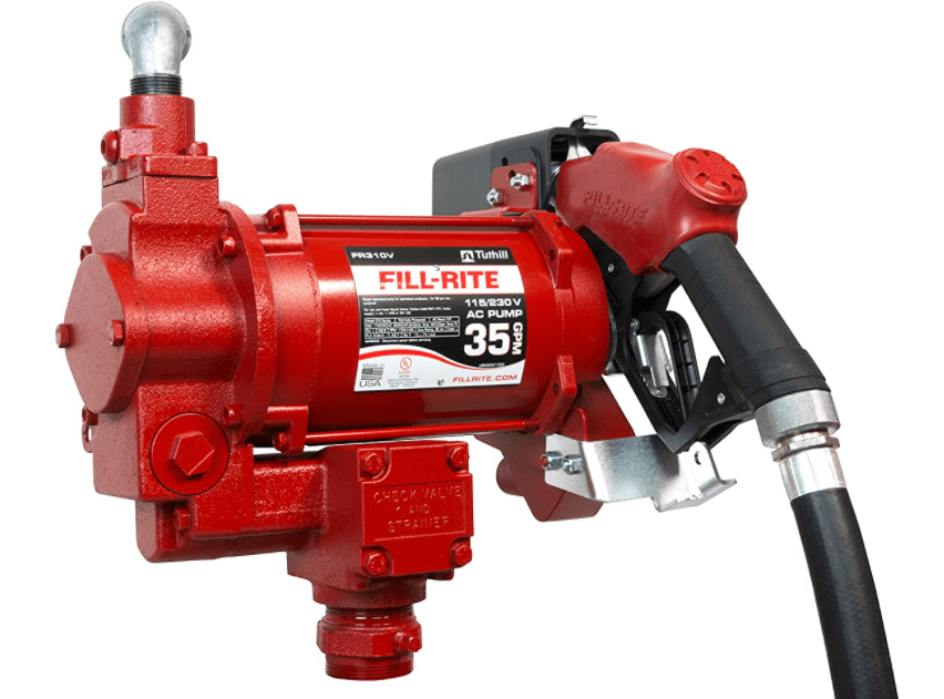 Bomba Fill Rite 35 Gpm 3/4 Hp 115/230 Volts Con Manguera, Pistola Y