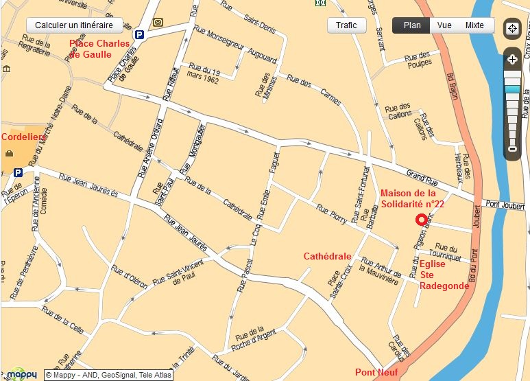 Carte Poitiers Centre Info • plan de poitiers a imprimer