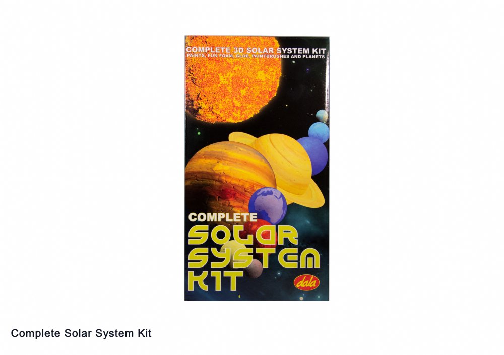 Complete Solar System Kit Paints & Brushes included Dala
