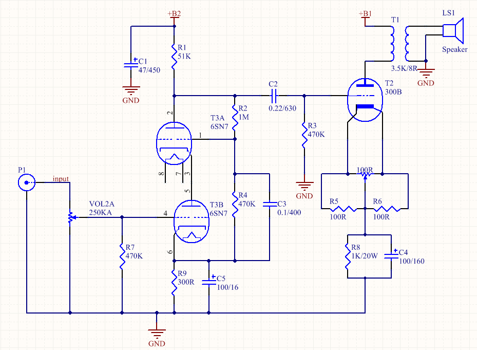 300b tube amplifier dựa trên AED v1.1 – dalabs kit