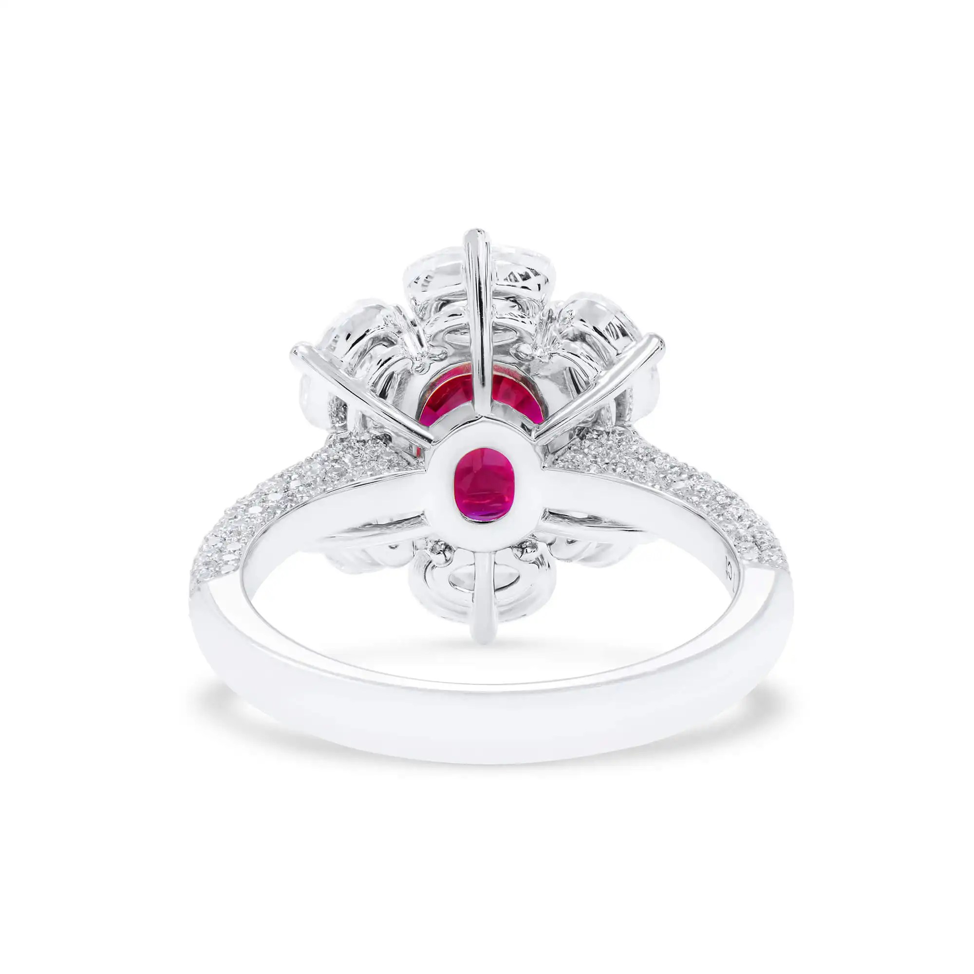Natural Vivid Red Ruby Ring Dalby Diamonds
