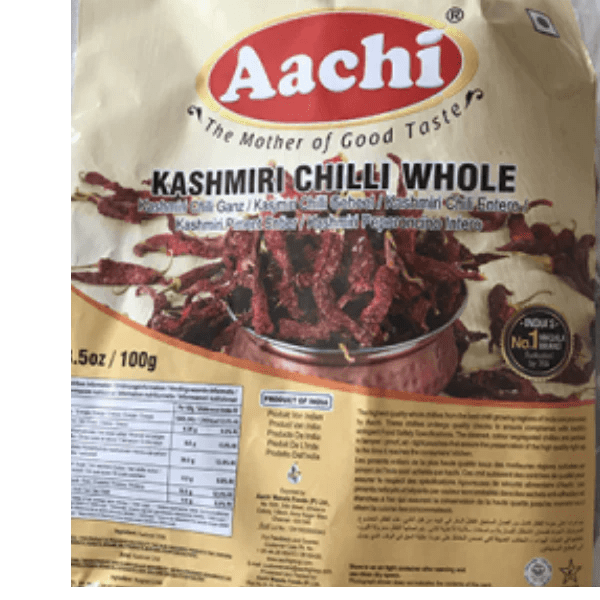 Buy Kashmiri Chilli Whole 100 g Online at Best Price