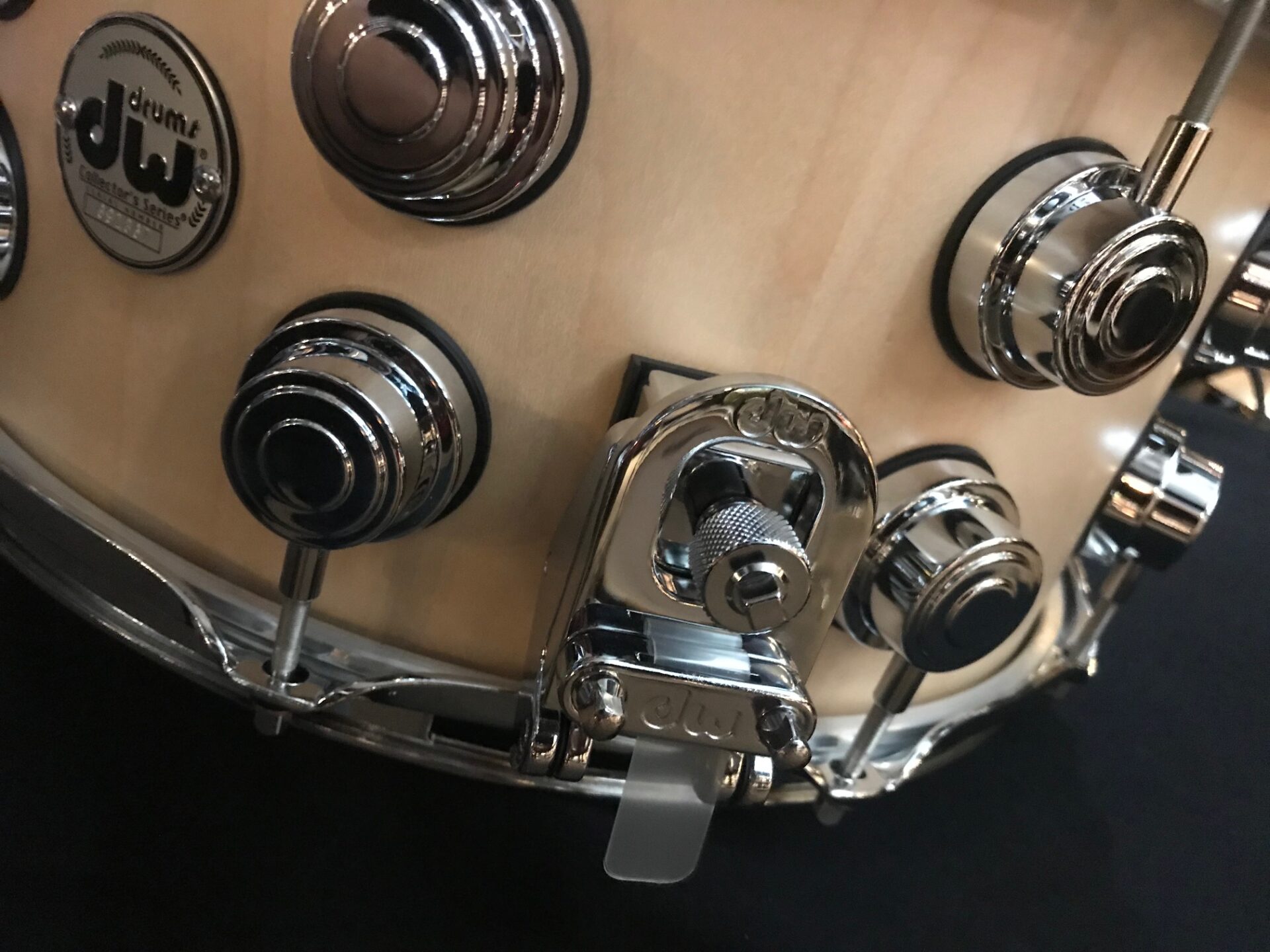 DW Drums 7x14 20Lug Drum Collector's Pure Maple SSC Snare Drum Dales Drum Shop 2022