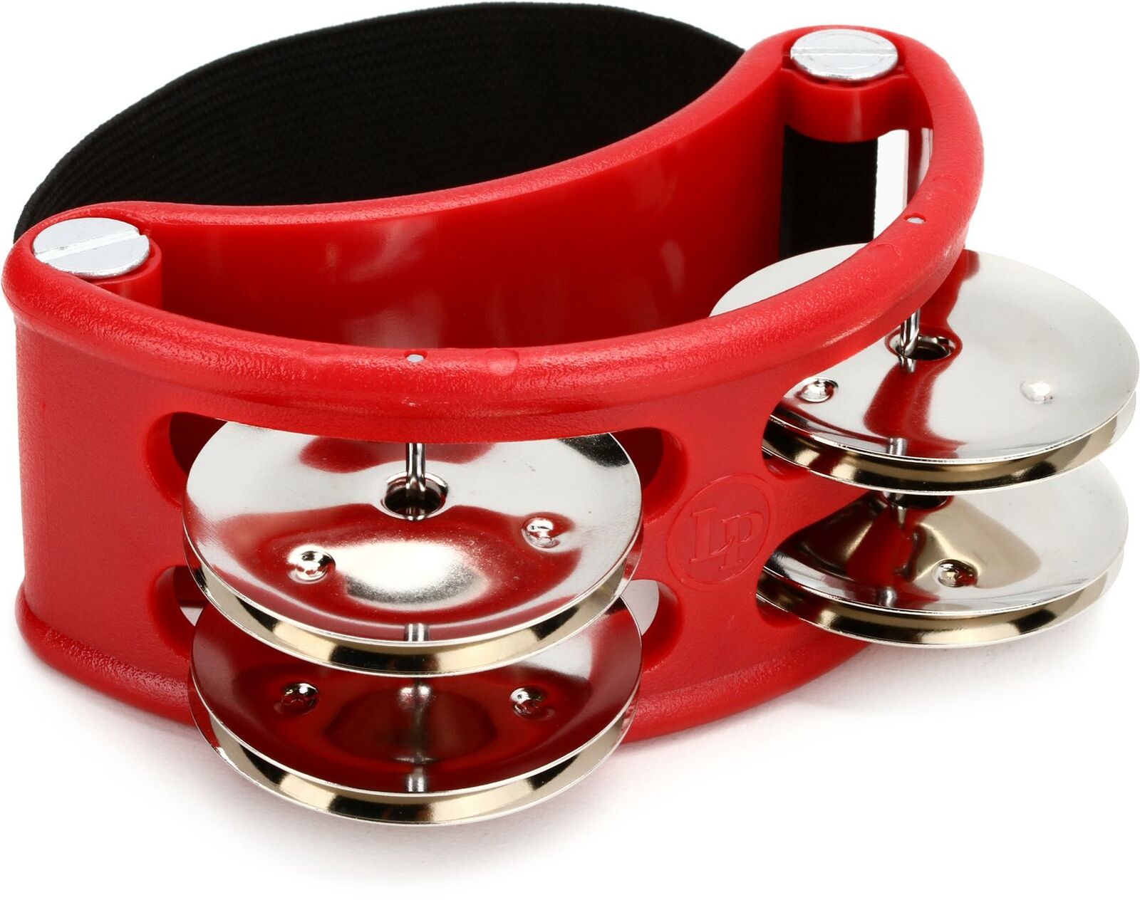 Latin Percussion LP188 Foot Tambourine With Steel Jingles Dales Drum