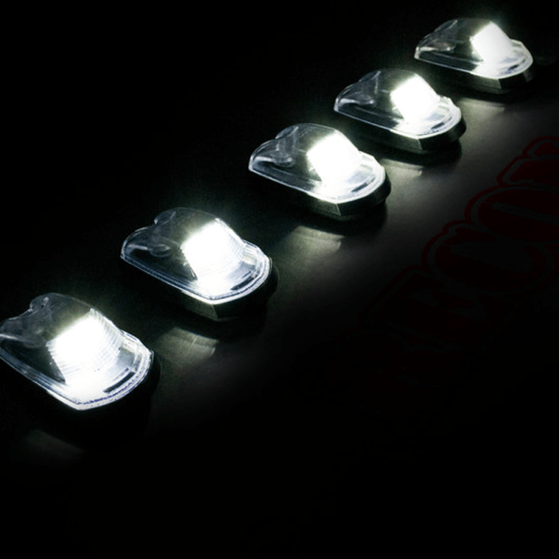 RECON Clear LED Cab Roof Lights w/White LED's 20172018 Ford Super