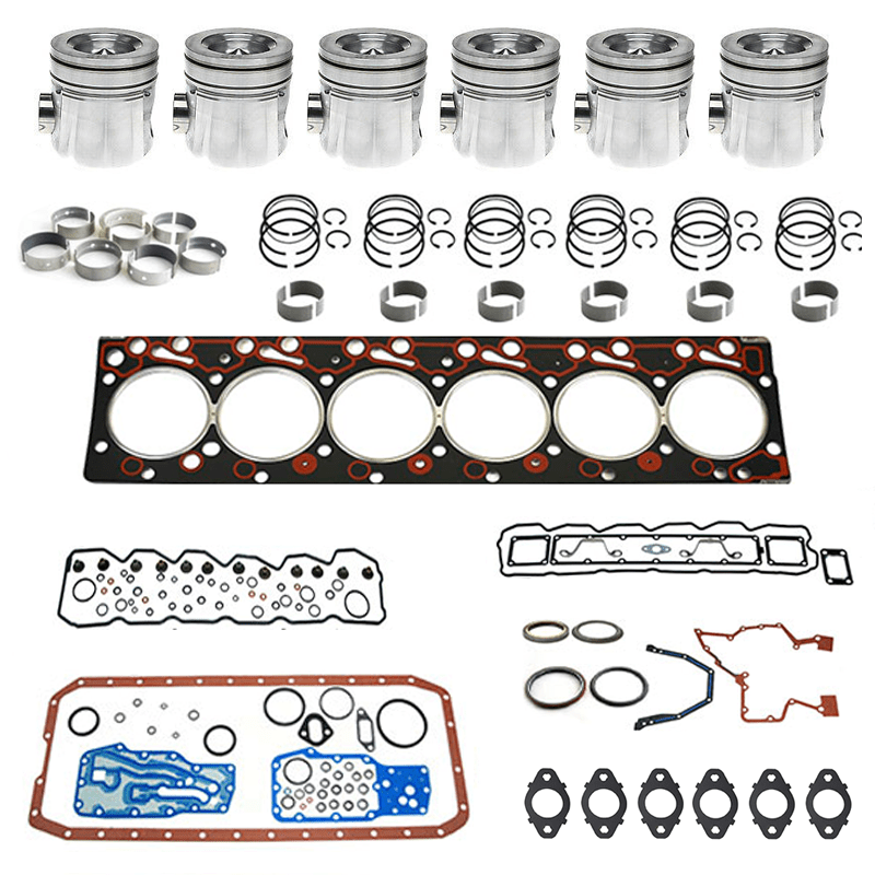 3rd Gen 5.9 Cummins Overhaul Kit Pistons + Bearings + Gaskets 2003
