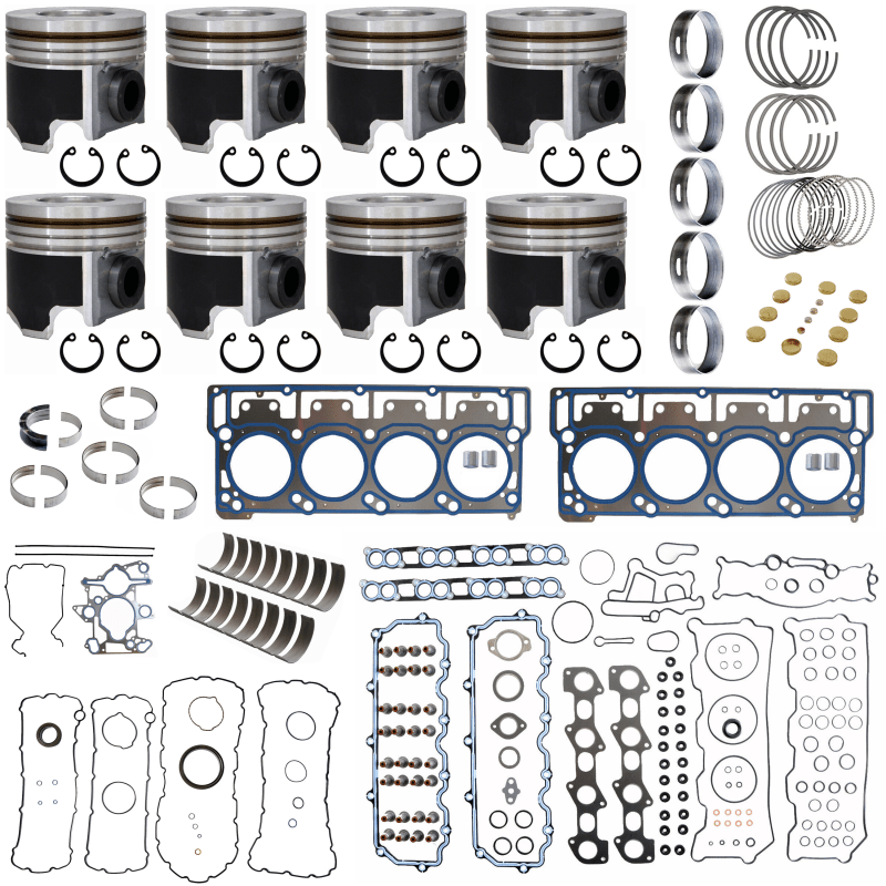 6.0 Powerstroke Engine Overhaul Kit (20mm) | Pistons + Bearings